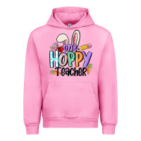 Fuchsia Pink one hoppy teacher Urban Hoodie - MaliasSmallBusiness