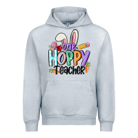 Heather Grey one hoppy teacher Urban Hoodie - MaliasSmallBusiness