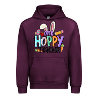 Mauve Wine one hoppy teacher Urban Hoodie - MaliasSmallBusiness