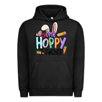 Pigment Black one hoppy teacher Urban Hoodie - MaliasSmallBusiness