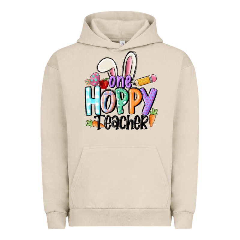 One Hoppy Teacher Urban Hoodie by MaliasSmallBusiness | Teevron