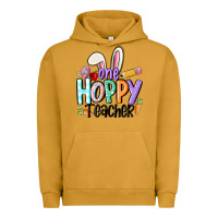 Pigment Peanut Butter one hoppy teacher Urban Hoodie - MaliasSmallBusiness