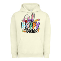 Pigment Pistachio one hoppy teacher Urban Hoodie - MaliasSmallBusiness