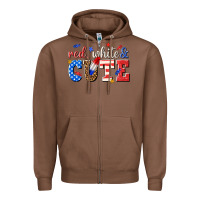 Chestnut red white and cute billie wilder Zipper Hoodie - texasbilliewilder