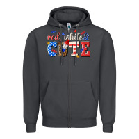 Smoke red white and cute billie wilder Zipper Hoodie - texasbilliewilder