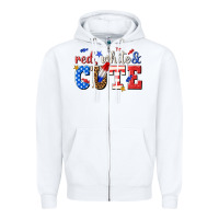 White red white and cute billie wilder Zipper Hoodie - texasbilliewilder