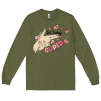 Army Green not today cupid Long Sleeve Tee - MaliasSmallBusiness