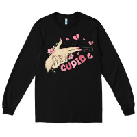 Black not today cupid Long Sleeve Tee - MaliasSmallBusiness
