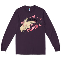 Plum not today cupid Long Sleeve Tee - MaliasSmallBusiness