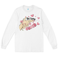 White not today cupid Long Sleeve Tee - MaliasSmallBusiness