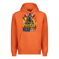 Carrot First In last Out American Firefighter Premium Hoodie - LillyAllenDesigns