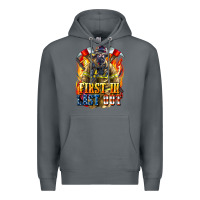 Rock First In last Out American Firefighter Premium Hoodie - LillyAllenDesigns
