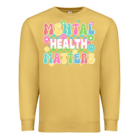 Antique Gold mental health matters Premium Sweatshirt - JahusDesignShop