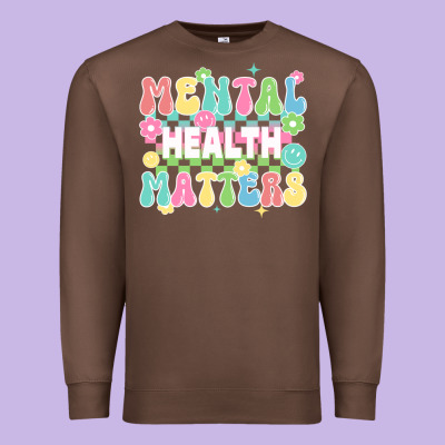 Mental Health Matters Premium Sweatshirt Designed By Jahusdesignshop