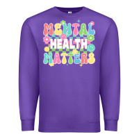 Purple mental health matters Premium Sweatshirt - JahusDesignShop