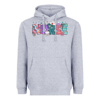 Heather Grey Easter Nurse Easter Day Heavyweight Hoodie - Neo Western