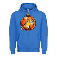 True Royal christmas baskeball Zipper Hoodie - Zillion Design Studio