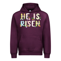 Mauve Wine he is risen Urban Hoodie - MaliasSmallBusiness