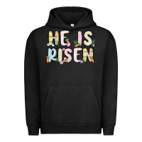 Pigment Black he is risen Urban Hoodie - MaliasSmallBusiness