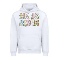 White he is risen Urban Hoodie - MaliasSmallBusiness