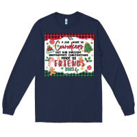 Navy christmas coworkers Long Sleeve Tee - MaliasSmallBusiness