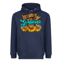 Navy she's a sunflower beautiful fierce free Heavyweight Hoodie - HRA Design Shop