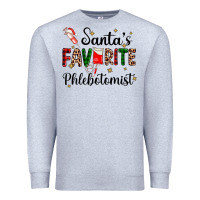 Heather Grey santas favourite phlebotomist Premium Sweatshirt - AdoDesignShop