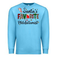 Ocean Blue santas favourite phlebotomist Premium Sweatshirt - AdoDesignShop