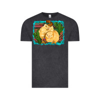 Vintage Black western cowboy chicks cactus coop animals  leopard serape turquoise Vintage Tee - Artiststas