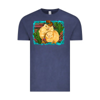 Vintage Denim western cowboy chicks cactus coop animals  leopard serape turquoise Vintage Tee - Artiststas
