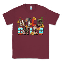 Burgundy wild child Classic Tee - Zillion Design Studio