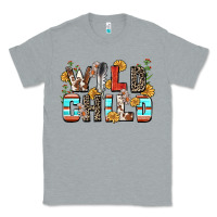 Heather Grey wild child Classic Tee - Zillion Design Studio