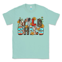 Seafoam wild child Classic Tee - Zillion Design Studio