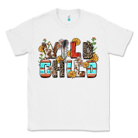 White wild child Classic Tee - Zillion Design Studio