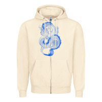 Sandshell blue dragon Zipper Hoodie - RanaPortraitStore