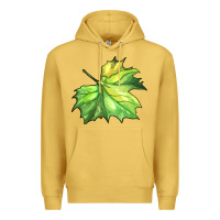 Antique Gold green leaf Premium Hoodie - BarkalooDesign