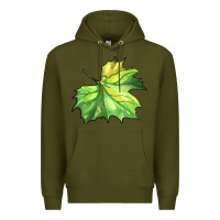 Army Green green leaf Premium Hoodie - BarkalooDesign