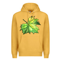 Mustard green leaf Premium Hoodie - BarkalooDesign
