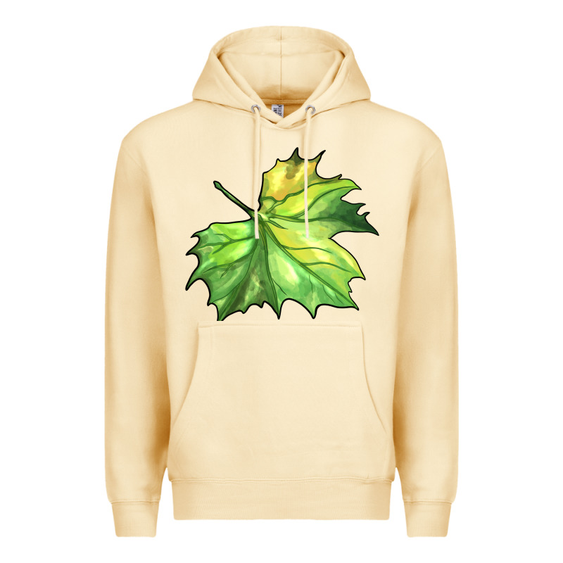 Green Leaf Premium Hoodie by BarkalooDesign | Teevron