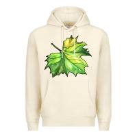 Sandshell green leaf Premium Hoodie - BarkalooDesign