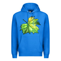 True Royal green leaf Premium Hoodie - BarkalooDesign
