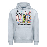 Heather Grey one hip paraprofessional Urban Hoodie - MaliasSmallBusiness