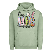 Pigment Oil Green one hip paraprofessional Urban Hoodie - MaliasSmallBusiness