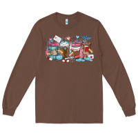 Chestnut nurse elements coffee cups Long Sleeve Tee - MaliasSmallBusiness