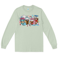 Matcha nurse elements coffee cups Long Sleeve Tee - MaliasSmallBusiness