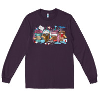 Plum nurse elements coffee cups Long Sleeve Tee - MaliasSmallBusiness