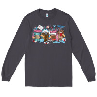 Smoke nurse elements coffee cups Long Sleeve Tee - MaliasSmallBusiness