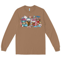 Toasted Coconut nurse elements coffee cups Long Sleeve Tee - MaliasSmallBusiness