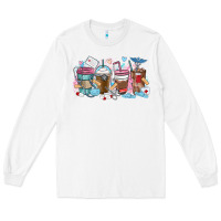 White nurse elements coffee cups Long Sleeve Tee - MaliasSmallBusiness