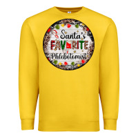 Lemon christmas santas favorite phlebotomist light Premium Sweatshirt - AdoDesignShop